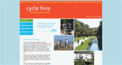 Desktop Screenshot of pentewanvalleycyclehire.co.uk